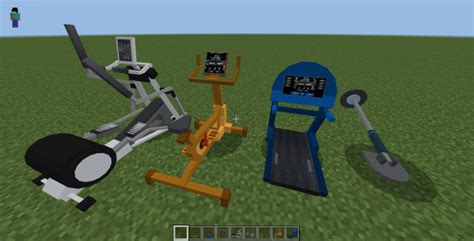 Gym Equipment Minecraft Addon