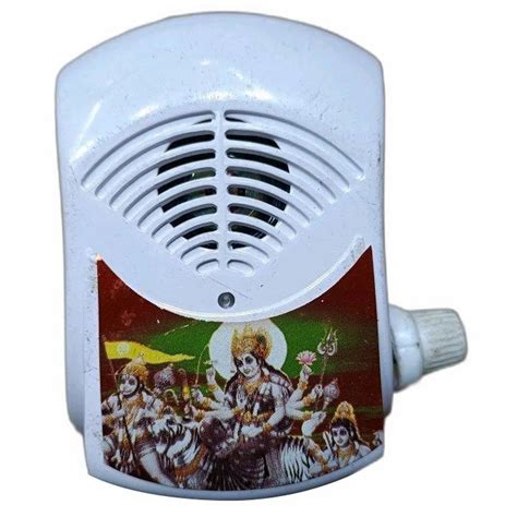 White Musical Electric Continuous Mantra Chanting Door Bell Home At Rs