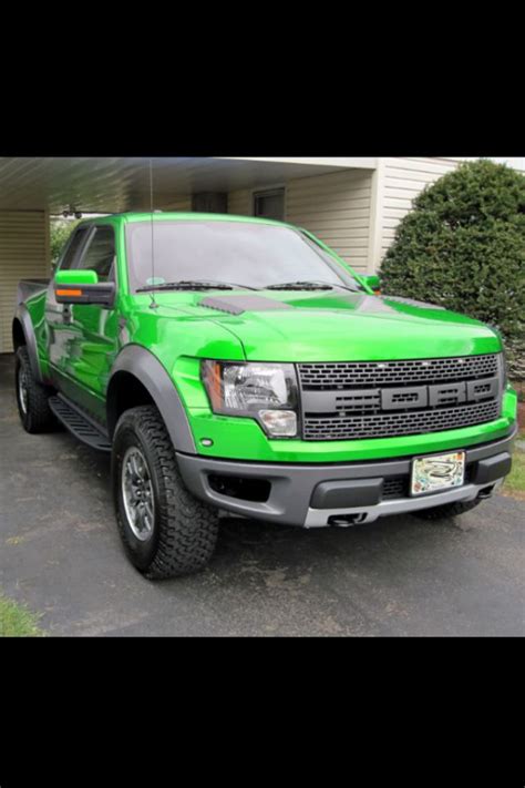 Lime Green F150 Ford Raptor Lifted Ford Trucks Sexy Trucks