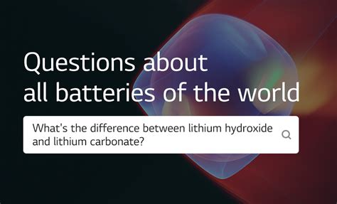 What S The Difference Between Lithium Hydroxide And Lithium Carbonate