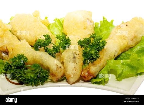 Frog Legs Fried Stock Photo Alamy