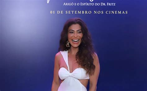 Juliana Paes e mais famosos prestigiam pré estreia de filme no Rio