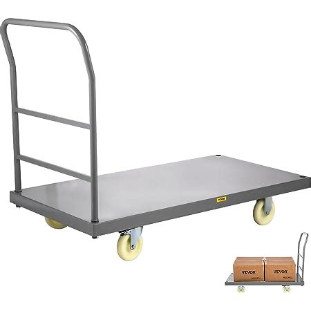 Amazon Vevor Heavy Duty Platform Truck Lbs Steel Flatbed