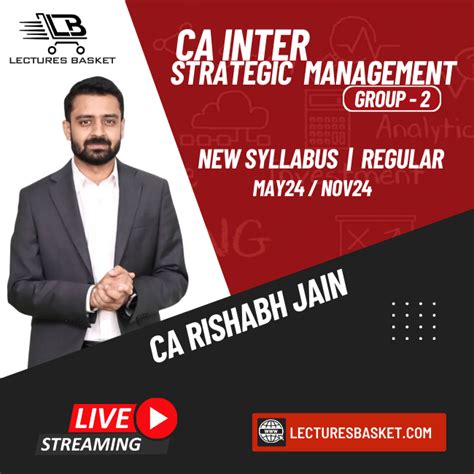 Ca Inter Sm Live New Syllabus By Ca Rishabh Jain For May Nov