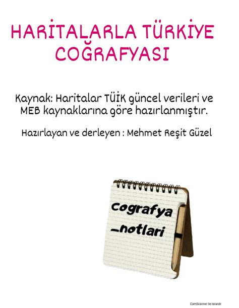 Solution Tyt Ayt Cografya Haritalarla Turkiye Haritasi Ders Notlari