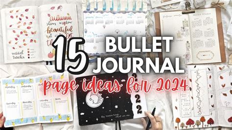 Bullet Journal Pages To Try In Bullet Journal Ideas Youtube