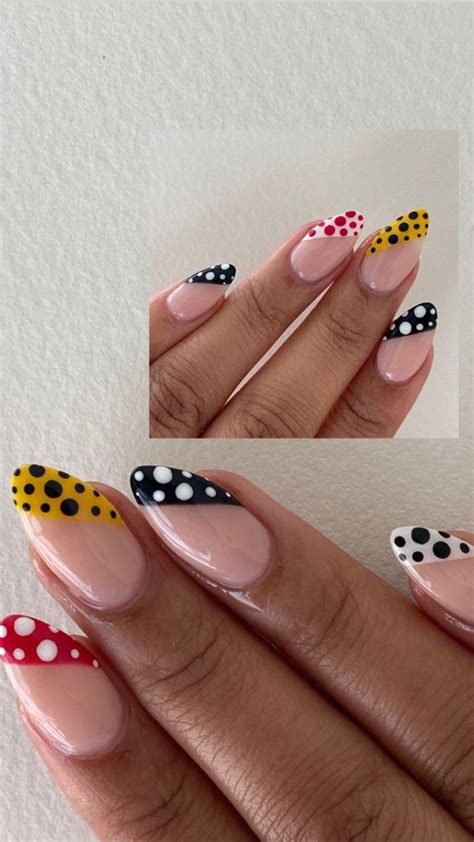 Yayoi Kusama Nail Design Polka Dot Nails Dot Nail Art Designs Nails