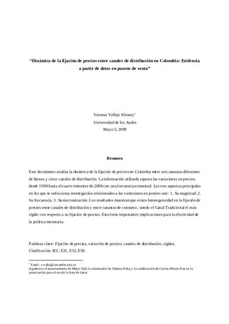 PDF Dinámica de la fijación de precios entre canales de PDFSLIDE NET