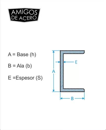 Perfil U De Hierro Del 6 Upn 60 X 30 Mm Barra 6 Mts Ha En Venta