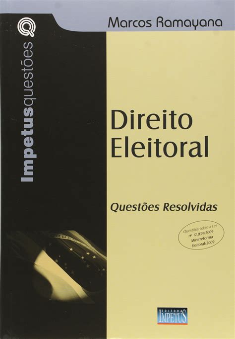 Direito Eleitoral Questoes Resolvidas PDF Marcos Ramayana