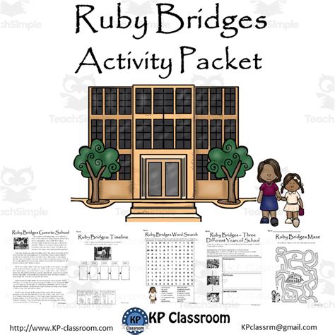 Ruby Bridges Activity Packet And Worksheets By Teach Simple