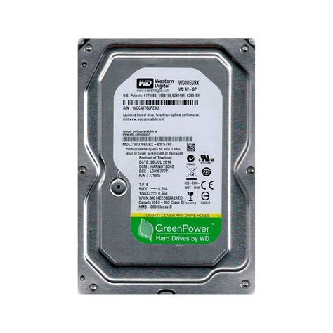 Hd Western Digital Green Av Gp Wd Eurx Tb Mb Sata Iii Submarino