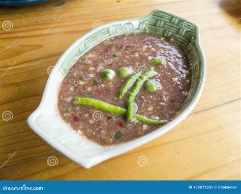 Shrimp Paste Sauce stock image. Image of cuisine, herb - 138872301