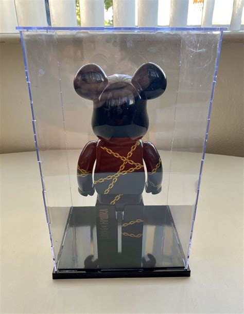 Bearbrick Display Case 400 Acrylic Plastic Box Protection Dustproof Be