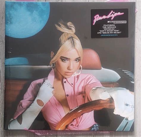 Free Shipping Dua Lipa Future Nostalgia Blue Vinyl Exclusive Hobbies