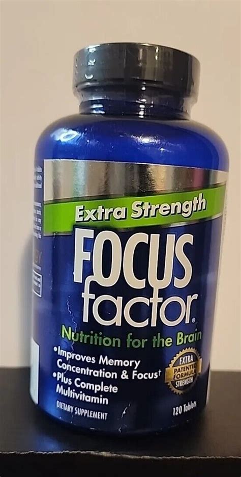 Focus Factor Extra Strength For Brain Health 120 Tablets Multivitamin