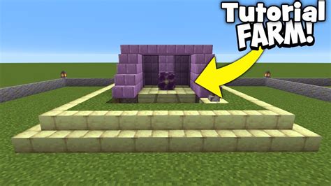 Tutorial Farm Chorus Minecraft Ita Youtube