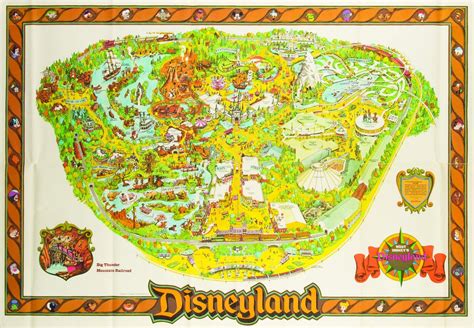 Disneyland Souvenir Map 1979