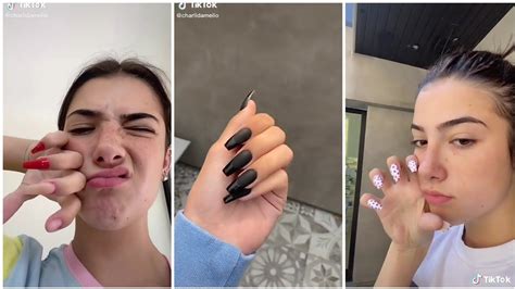 Best Nails Compilation Featuring Charlie Damelio Youtube