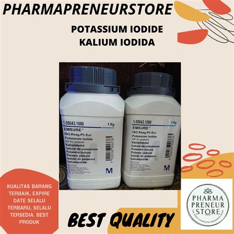 Kalium Iodida Potassium Iodida Pro Analisa 50 Gr Dan 100 Gr Merck