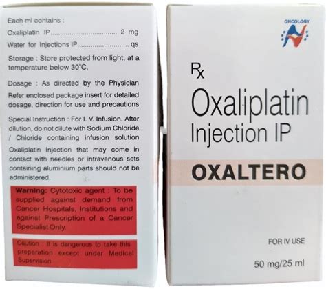 Oxaliplatin 100 Mg Injection At Rs 3500 Vial Oxaliplatin Injection In