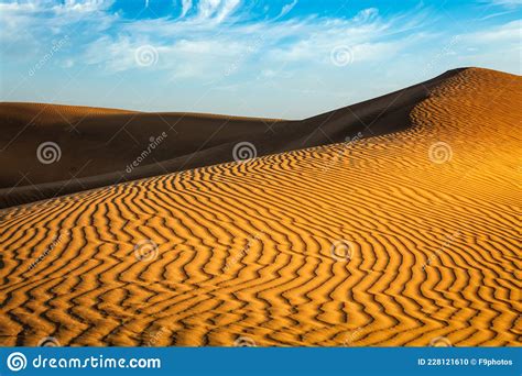 Sand Dunes In Desert Stock Photo Image Of Dune Travel