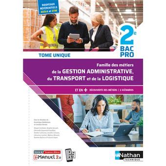 Famille des métiers de la Gestion administrative du transport de la