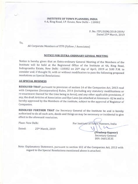 Egm Meting Notice Pdf