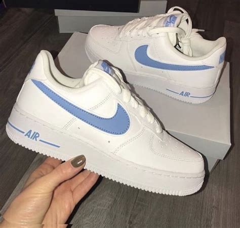 Blue Tick Nike Air Force Nike Shoes Women Nike Air Shoes Nike Shoes Air Force