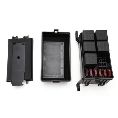 Universal Waterproof Relay Fuse Box Kit With Slots Atc Ato Fuses And