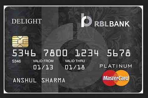 Rbl Bank Credit Cards Check Features Eligibility