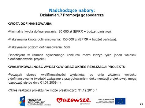 Stan Wdra Ania Rpo Na Mazowszu Regionalny Program Operacyjny