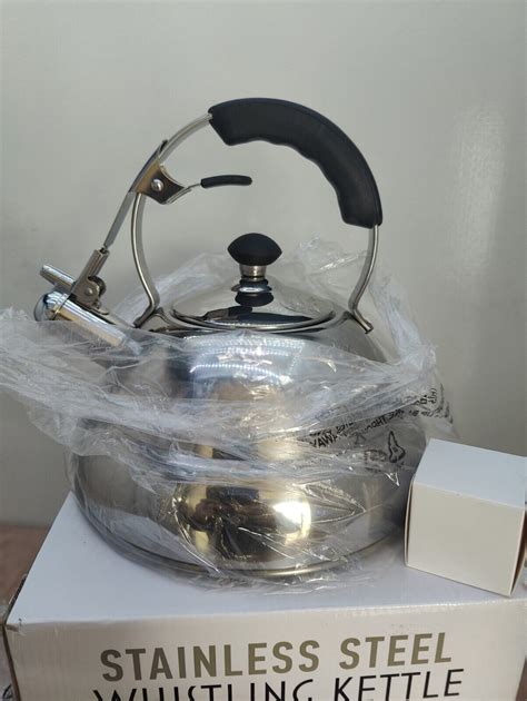 Home Camping Fishing Willow Everett Stainless Steel Whistling Kettle