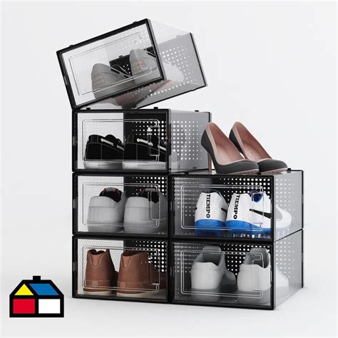 Set de 6 Piezas Organizador de Zapatos Plástico Sodimac Chile