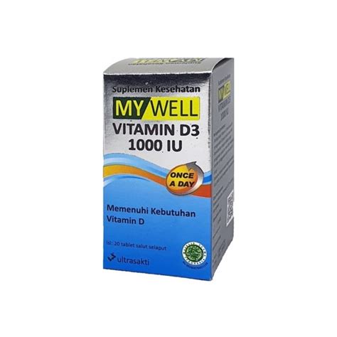 Jual Morinz Mywell My Well Vit D Iu Tablet Suplemen