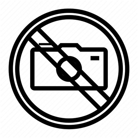 Camera Forbidden No Photo Prohibited Record Icon