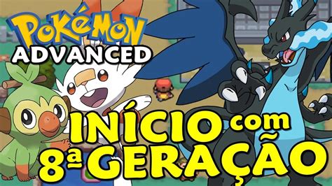 Pokémon Advanced Hack Rom GBA O Início Todos Iniciais 8ª