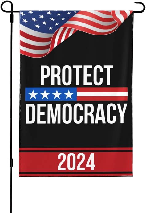 Amazon X Protect Democracy Garden Flag Double Sided Save