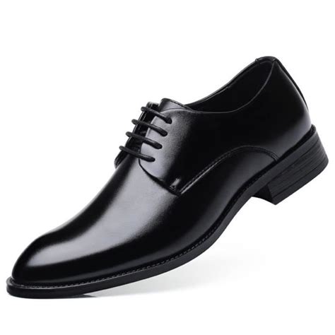 Chaussure Homme Pu Cuir Lacets Derby Mariage Dressing Business Classic Pour Grande Taille 38 48