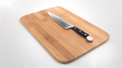 Kitchen Knife Cutting Board 3d Max