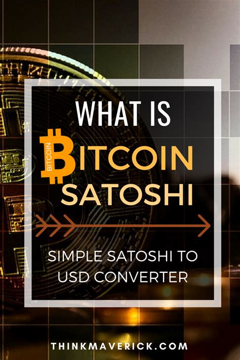 What Is Satoshi Convert Satoshi To Btc Usd Eur And Other Currencies