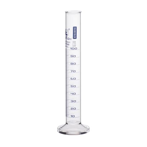 Graduated Cylinder 100ml Class A Round Base Borosilicate Glass — Eisco Labs