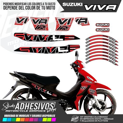 Calcomanias Suzuki Viva R Tipo Originales Cuotas Sin Inter S