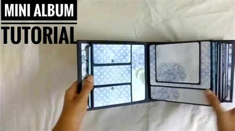 Beautiful Mini Album Tutorial Start To Finish Handmade Scrapbook