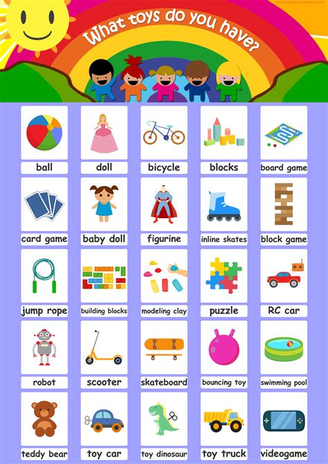 Toys Flashcards Printable | Wow Blog