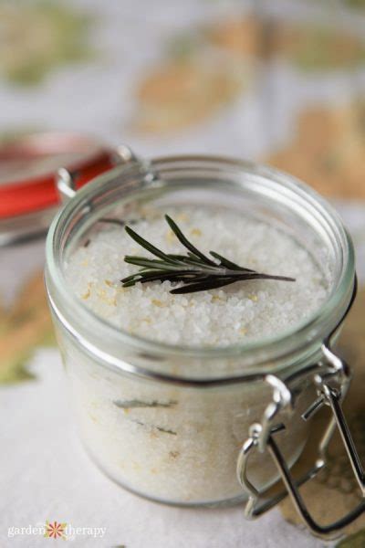 Small Batch Rosemary Lemon Sea Salt Garden Therapy