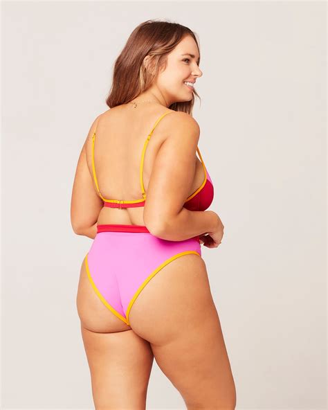 Lspace Frenchi Color Block Bikini Bottom