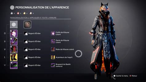 Destiny Build Arcaniste Solaire Empreinte Du Kitsune Immortel