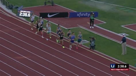 Usatf Tv Videos Nike Mens 1500m Prelim Section 3 Toyota Usatf