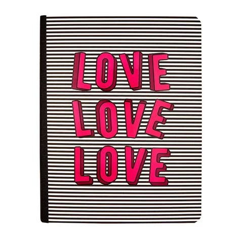 Eccolo Love Wide Ruled Composition Notebook Shop Notebooks At H E B